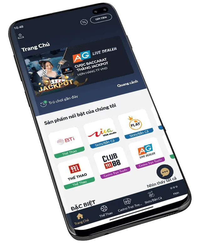 Giao diện cá cược thể thao an toàn và hiện đại của 2bong casino